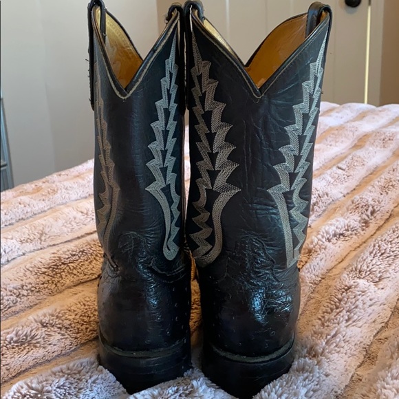 Men’s  Ostrich Boots - Picture 3 of 7